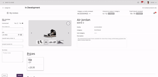 Order Simulation - Home FR